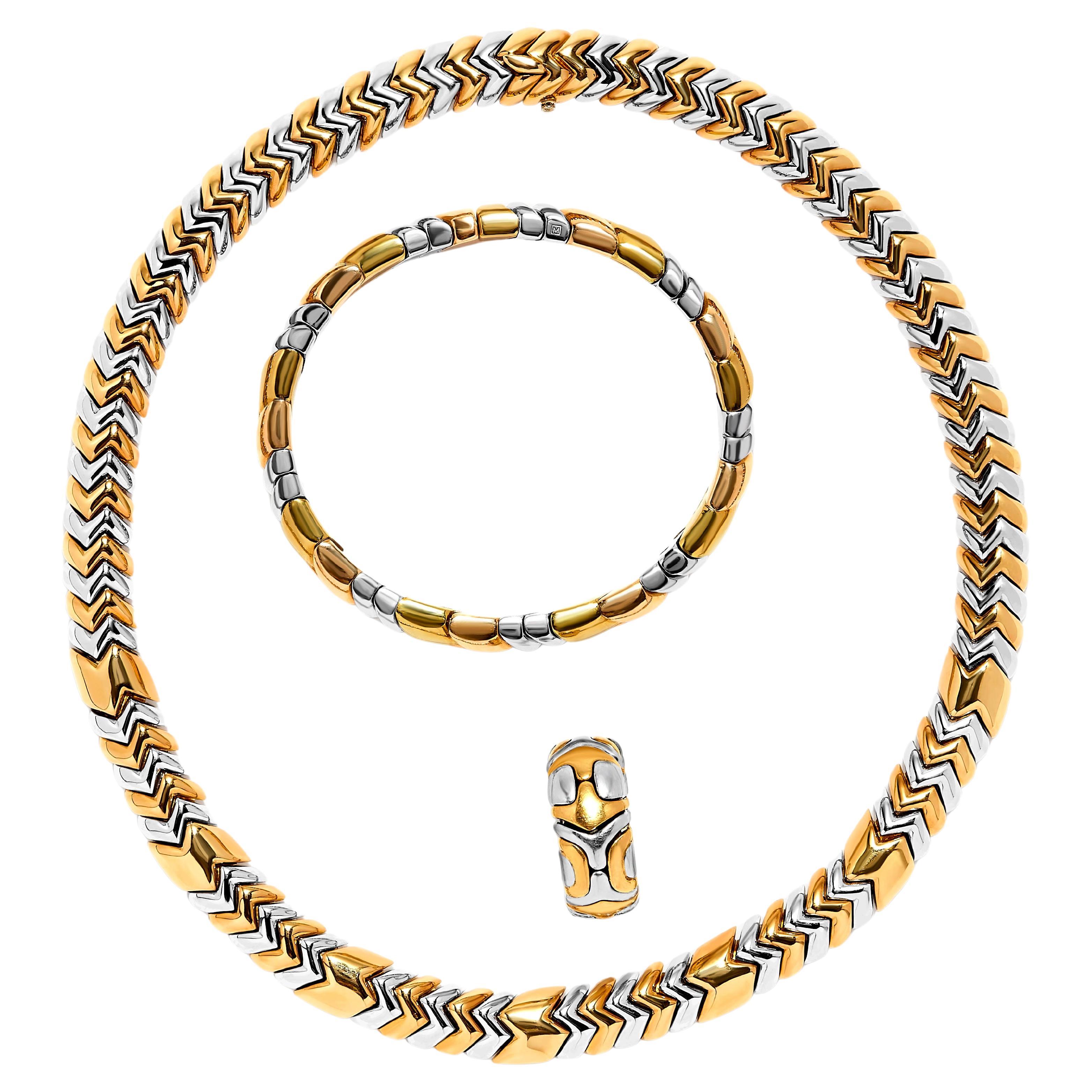 Introducing the exquisite Demiparure set from BVLGARI's iconic 