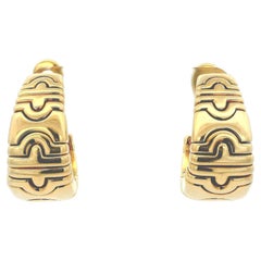 Bvlgari Parenthesis 18K Yellow Gold Earrings