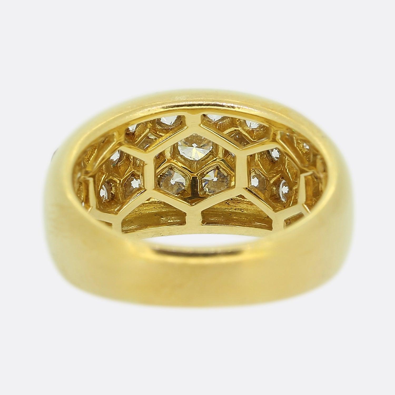 Bvlgari Pavé Diamond Set RingBvlgari Pavé Diamond Set Ring In Good Condition For Sale In London, GB