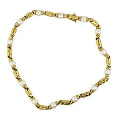 Bvlgari Pearl Earrings and Necklace Set