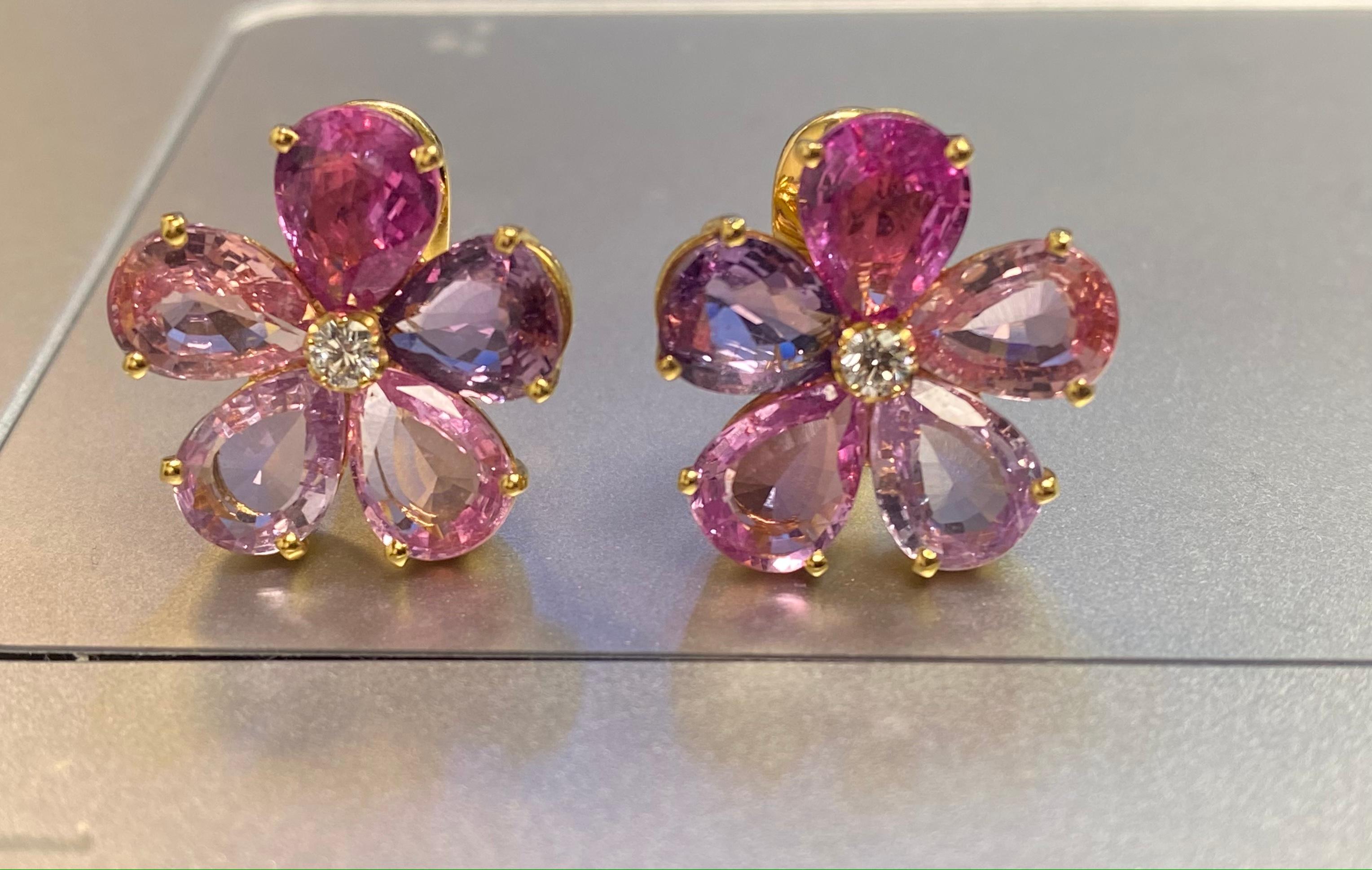 bvlgari pink earrings
