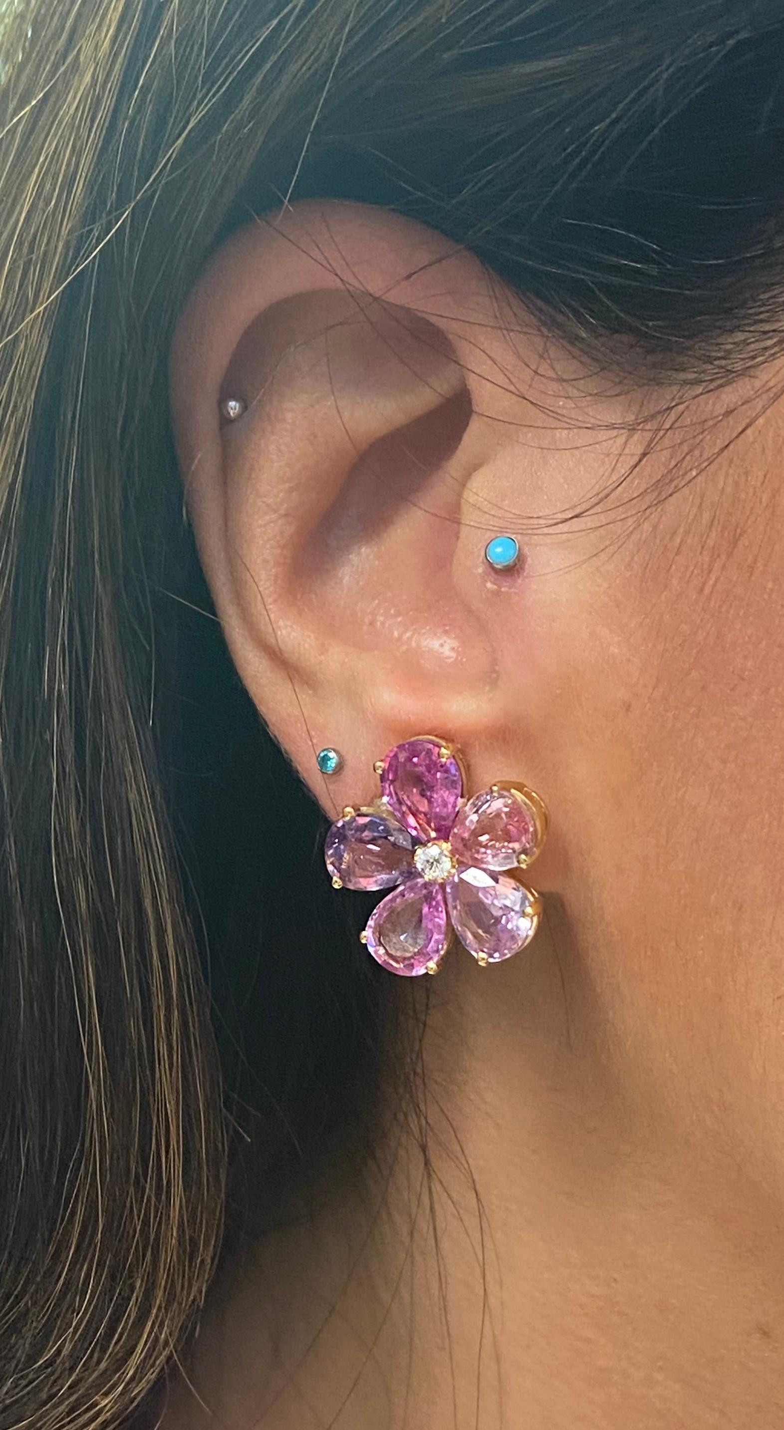 bvlgari flower earrings
