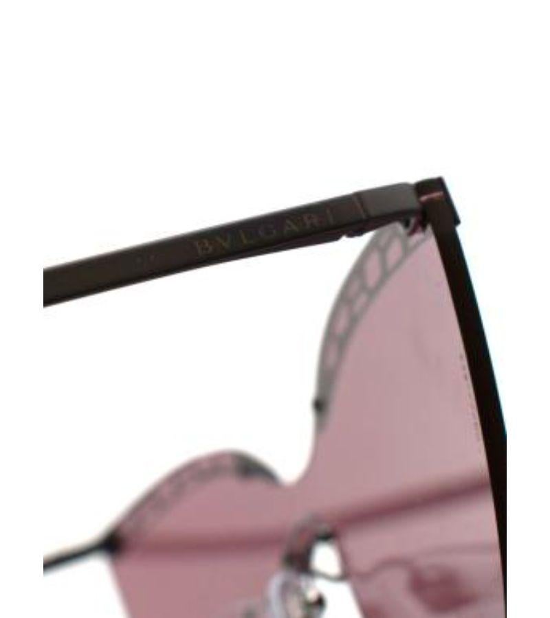 Bvlgari Pink Serpenti 6093 Sunglasses For Sale 2