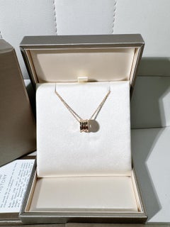 Bvlgari Popular B.ZERO1 Collection 18K Rose Gold Spring Necklace