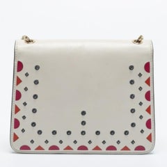 Bvlgari Printed and Embroidered Leather Small Serpenti Forever Shoulder Bag