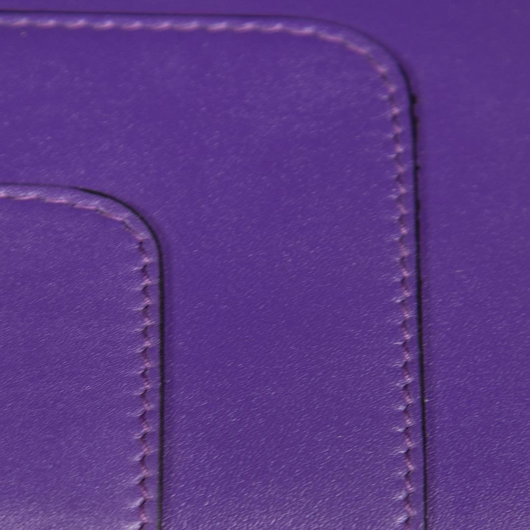 Bvlgari Purple Leather Serpenti Forever Wallet 1