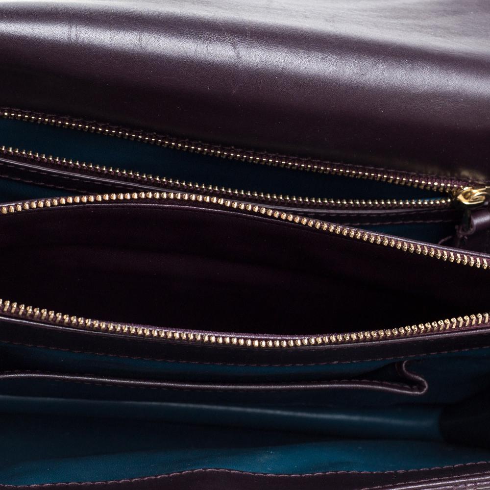 Bvlgari Purple Quilted Scaglie Leather Medium Serpenti Forever Shoulder Bag 5