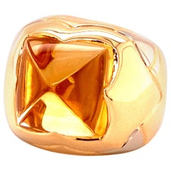 Bvlgari Pyramid Ring in Yellowgold 750