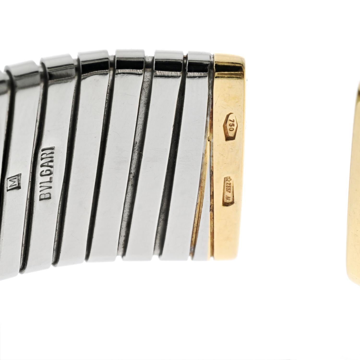 Manschettenarmband von Bvlgari Pyramiden Tubogas 1
