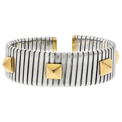 Manschettenarmband von Bvlgari Pyramiden Tubogas