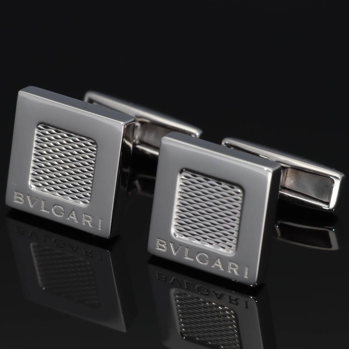 Gemelos BVLGARI QUADLARD Oro Blanco 18 Kilates en venta 5