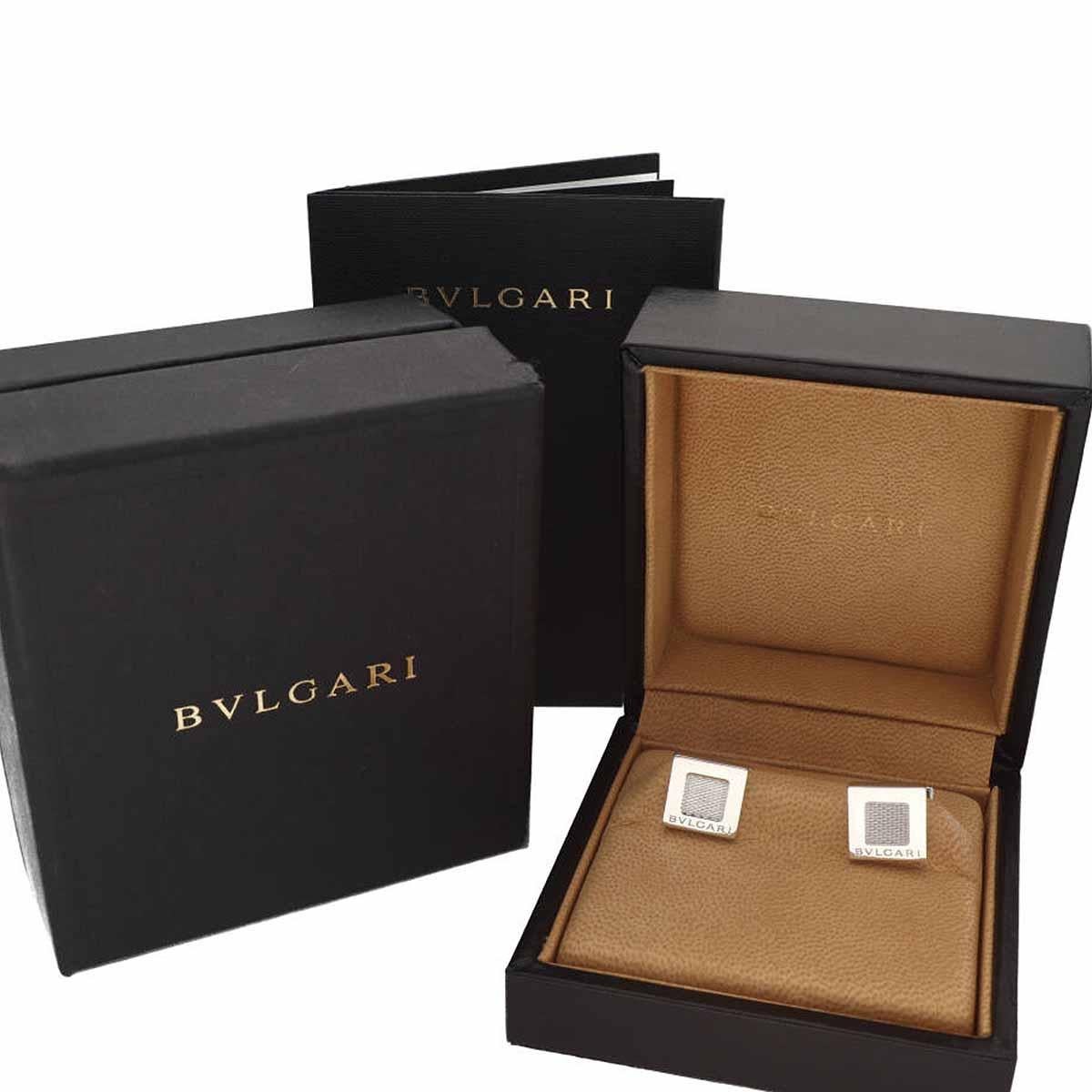 Gemelos BVLGARI QUADLARD Oro Blanco 18 Kilates en venta 3