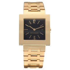 Orologio Bvlgari Quadrato in oro giallo 18 carati