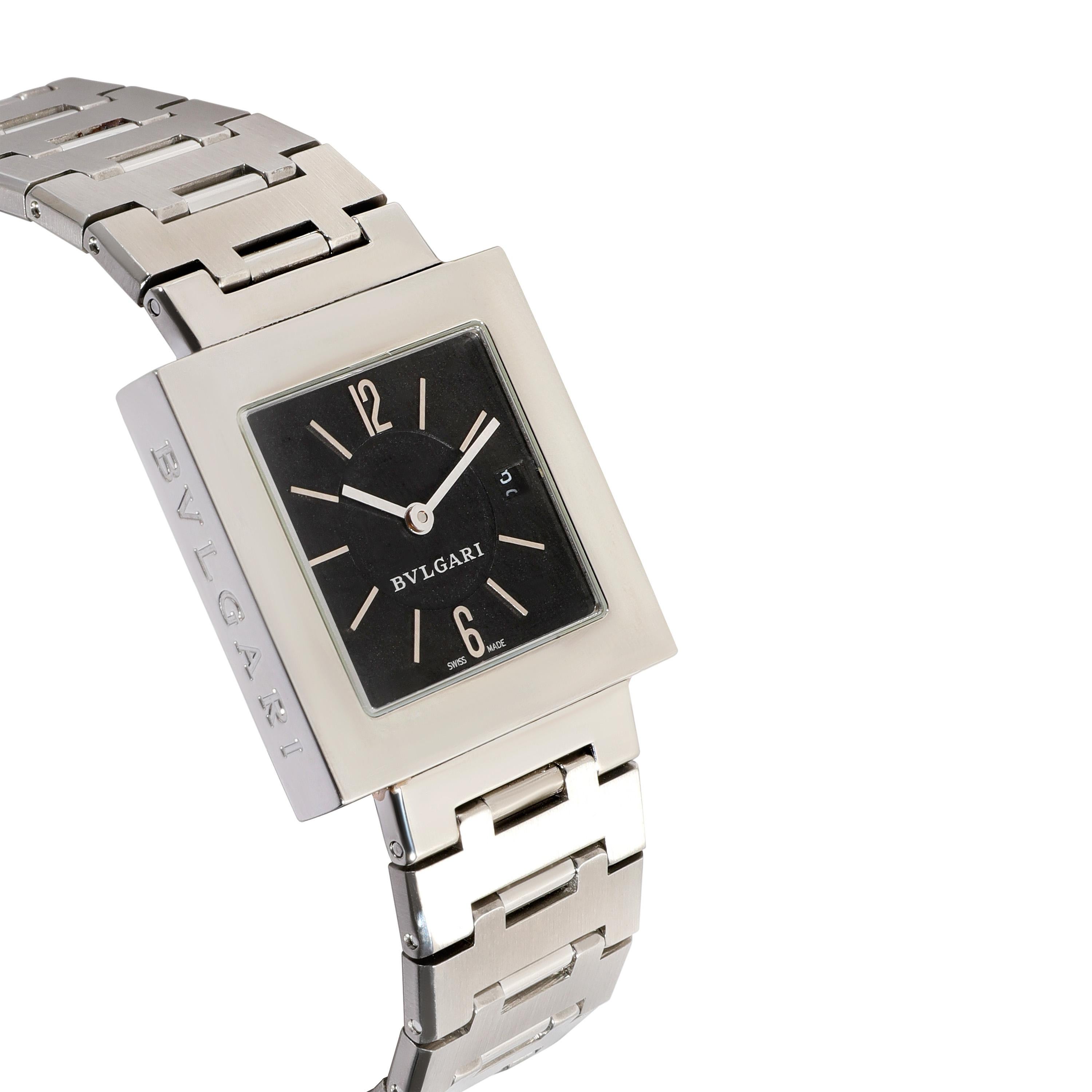 Bvlgari Quadrato SQ 27 SSD Damenuhr aus Edelstahl 1