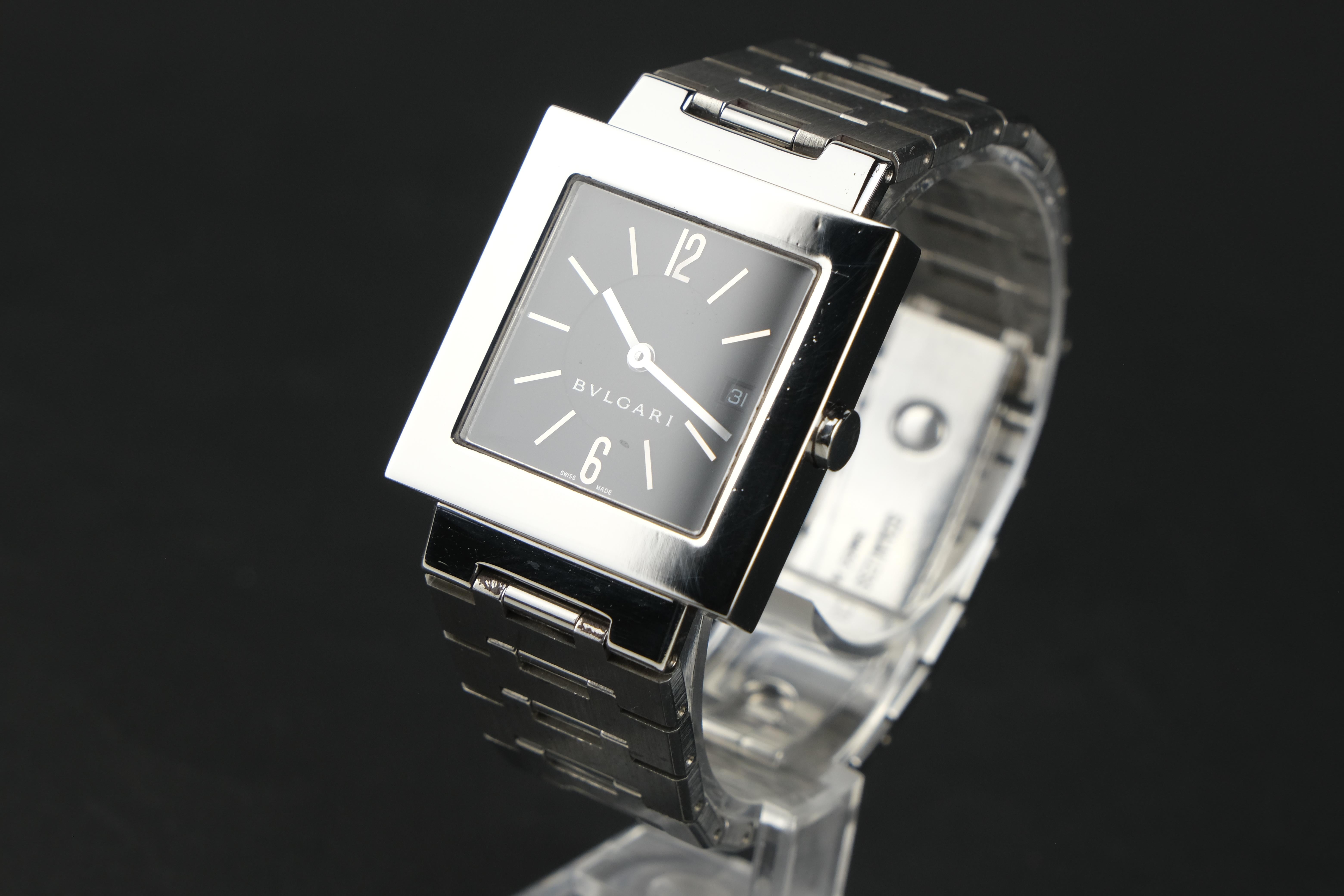 Edelstahl-Quarz-Armbanduhr 