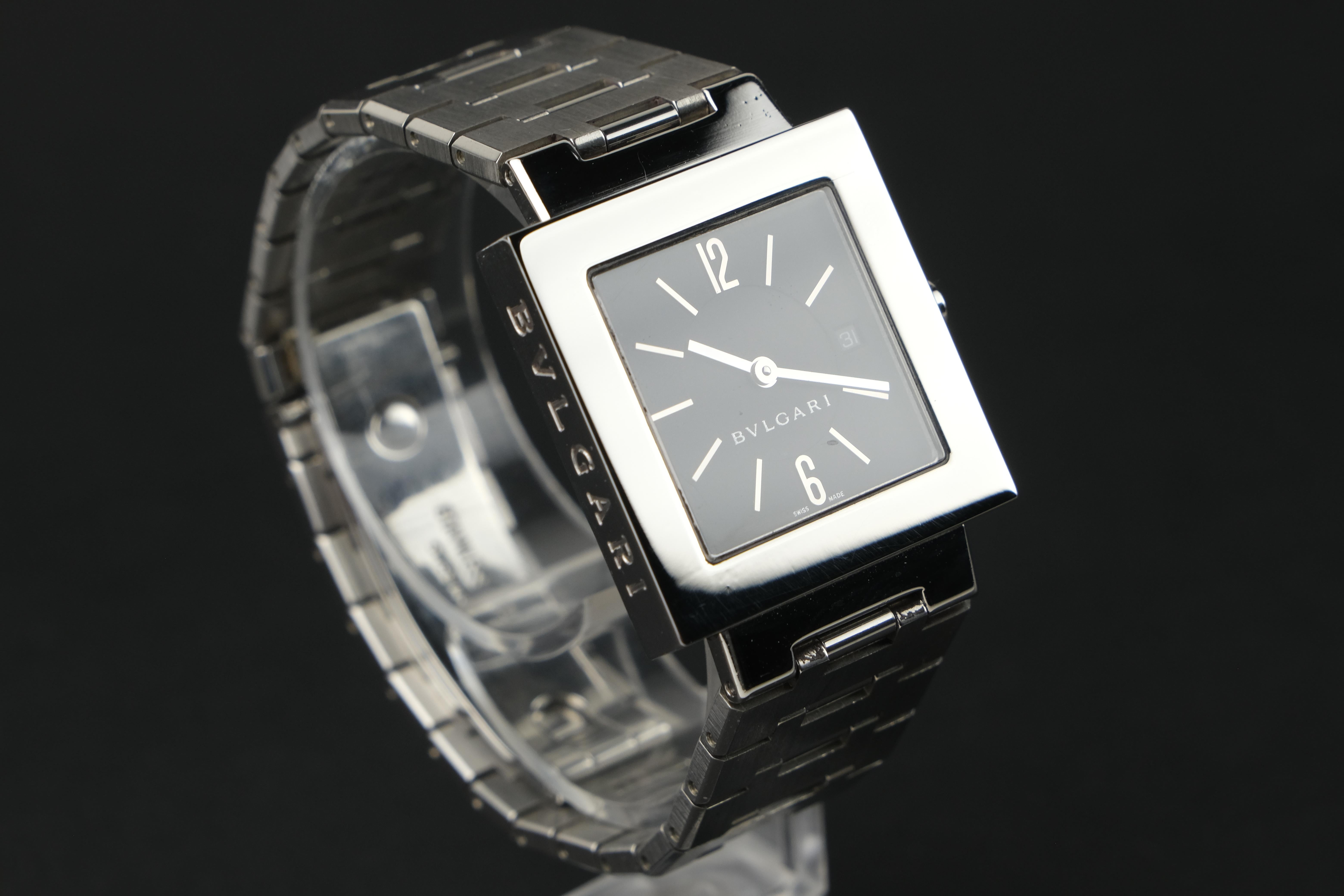 Edelstahl-Quarz-Armbanduhr 