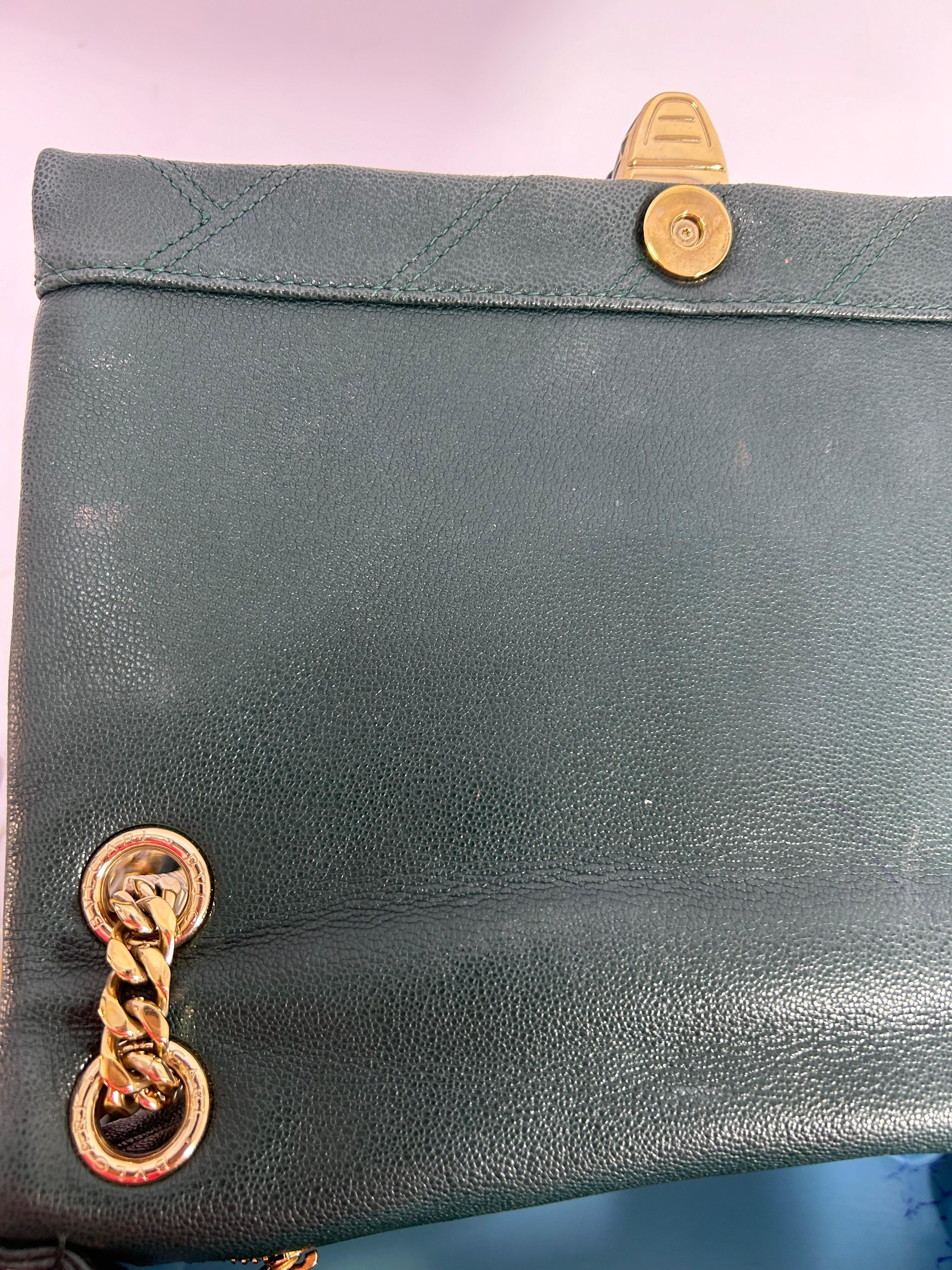 Bvlgari Quilted Serpenti Cabochon Shoulder Bag 15