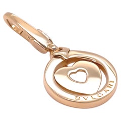 Ciondolo a forma di cuore in oro giallo Bvlgari 3,64g
