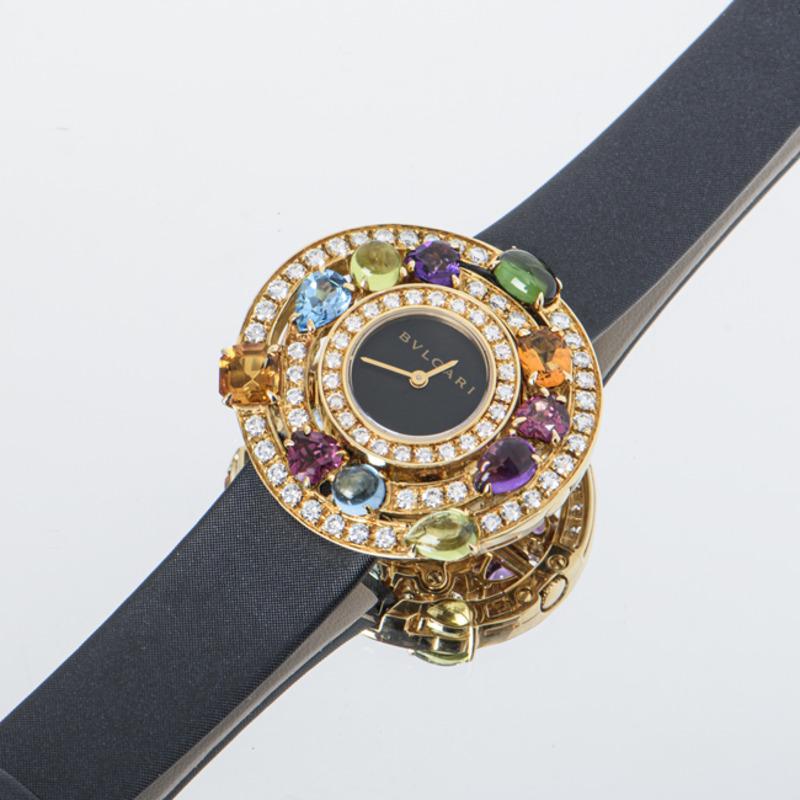 Women's Bvlgari Rare Astrale Multi-Gem Watch AE36G For Sale