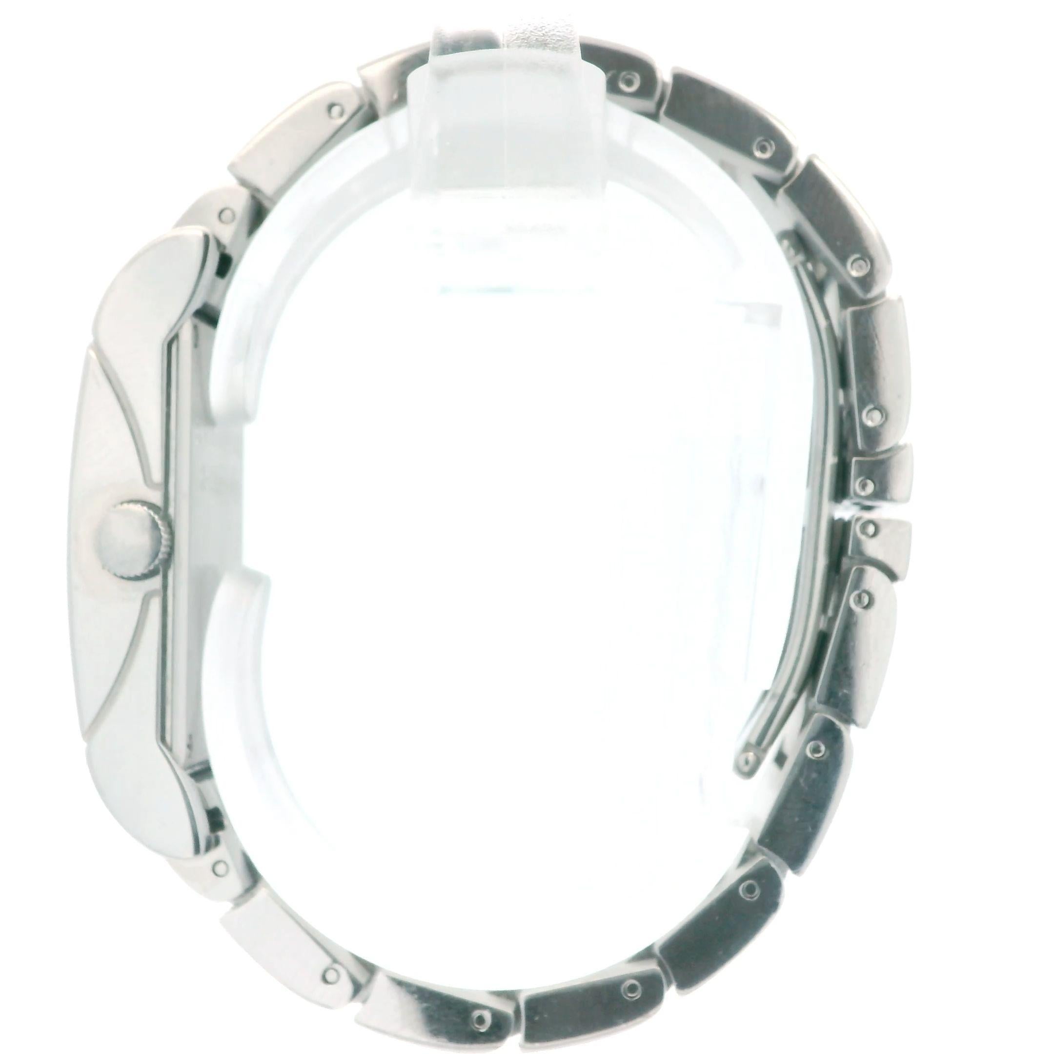 Women's Bvlgari Rettangelo Steel Silver Dial Ladies Watch For Sale