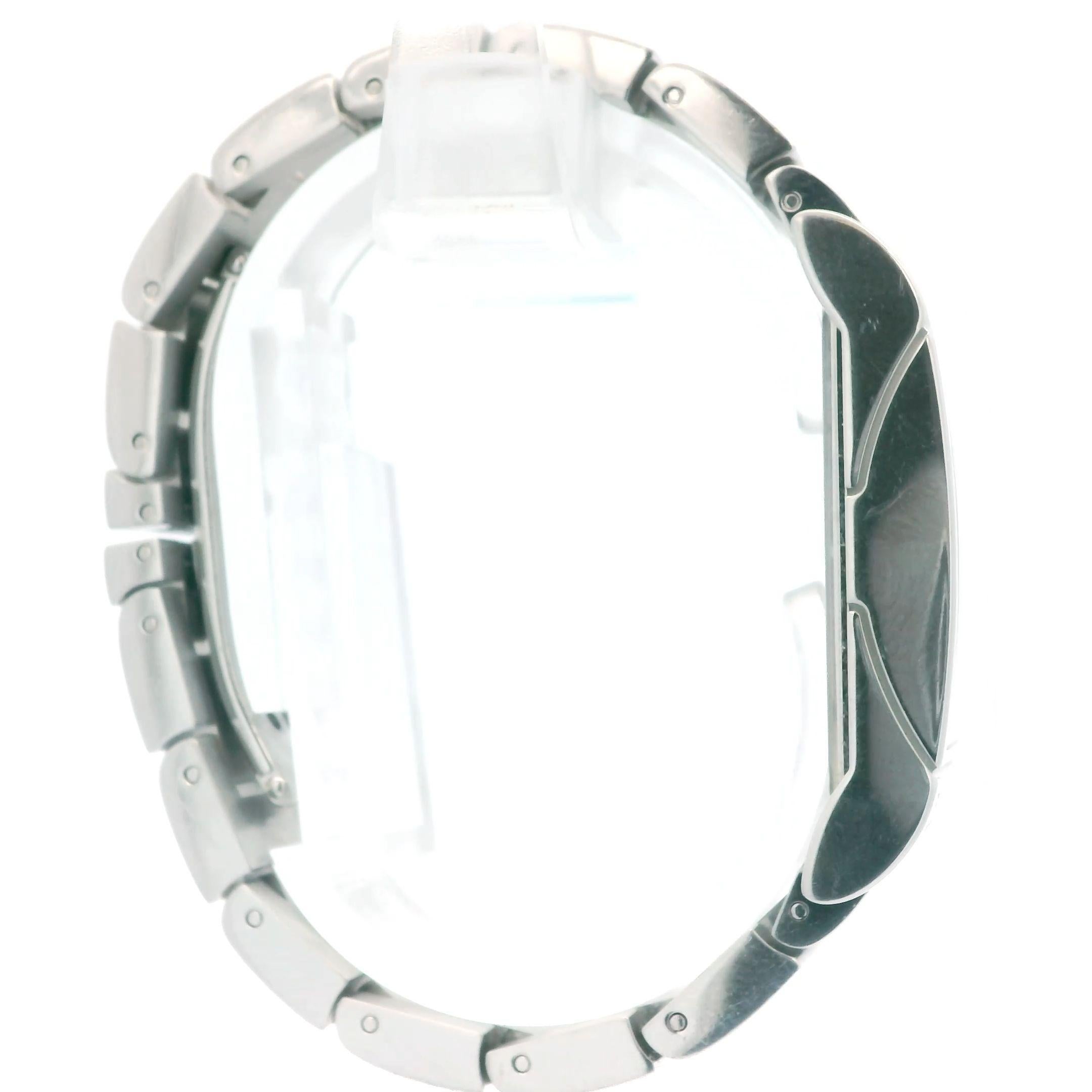 Bvlgari Rettangelo Steel Silver Dial Ladies Watch For Sale 1