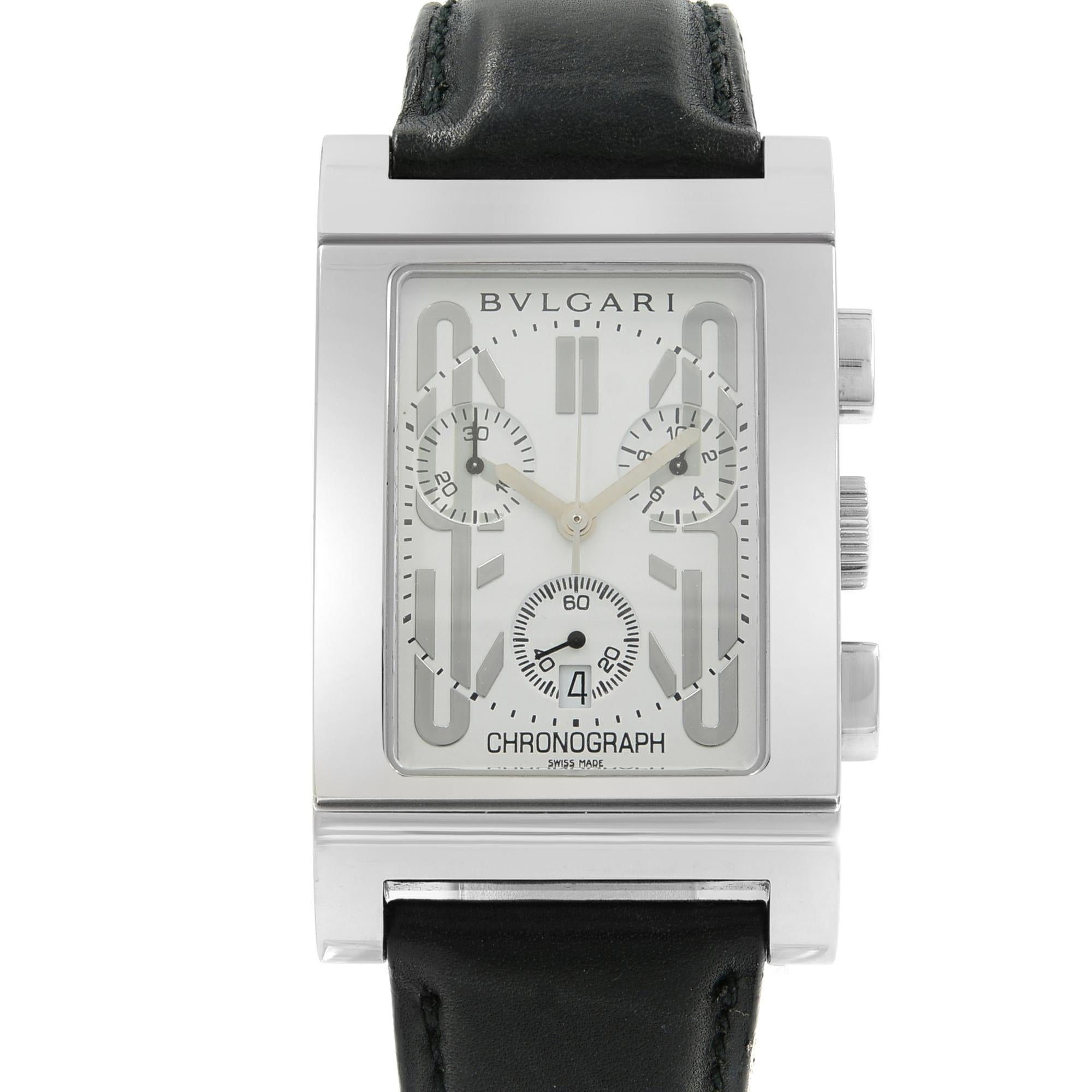 bvlgari rectangular watch