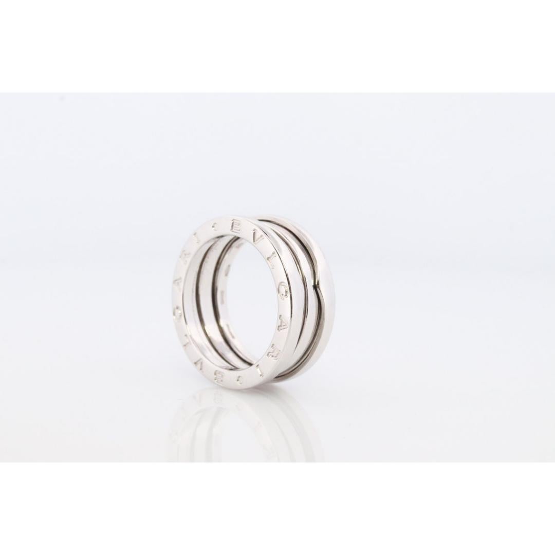 Bvlgari Ring. Bulgari B Zero 18k 750 White Gold. Bulgari Wide 18k Band. Bulgari For Sale 6