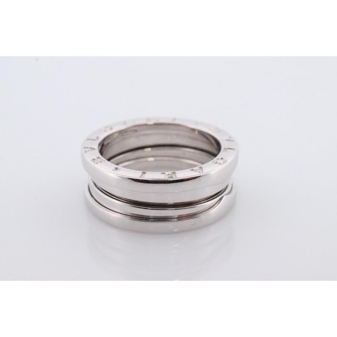 Bvlgari Ring. Bulgari B Zero 18k 750 White Gold. Bulgari Wide 18k Band. Bulgari In Good Condition For Sale In Port Charlotte, FL