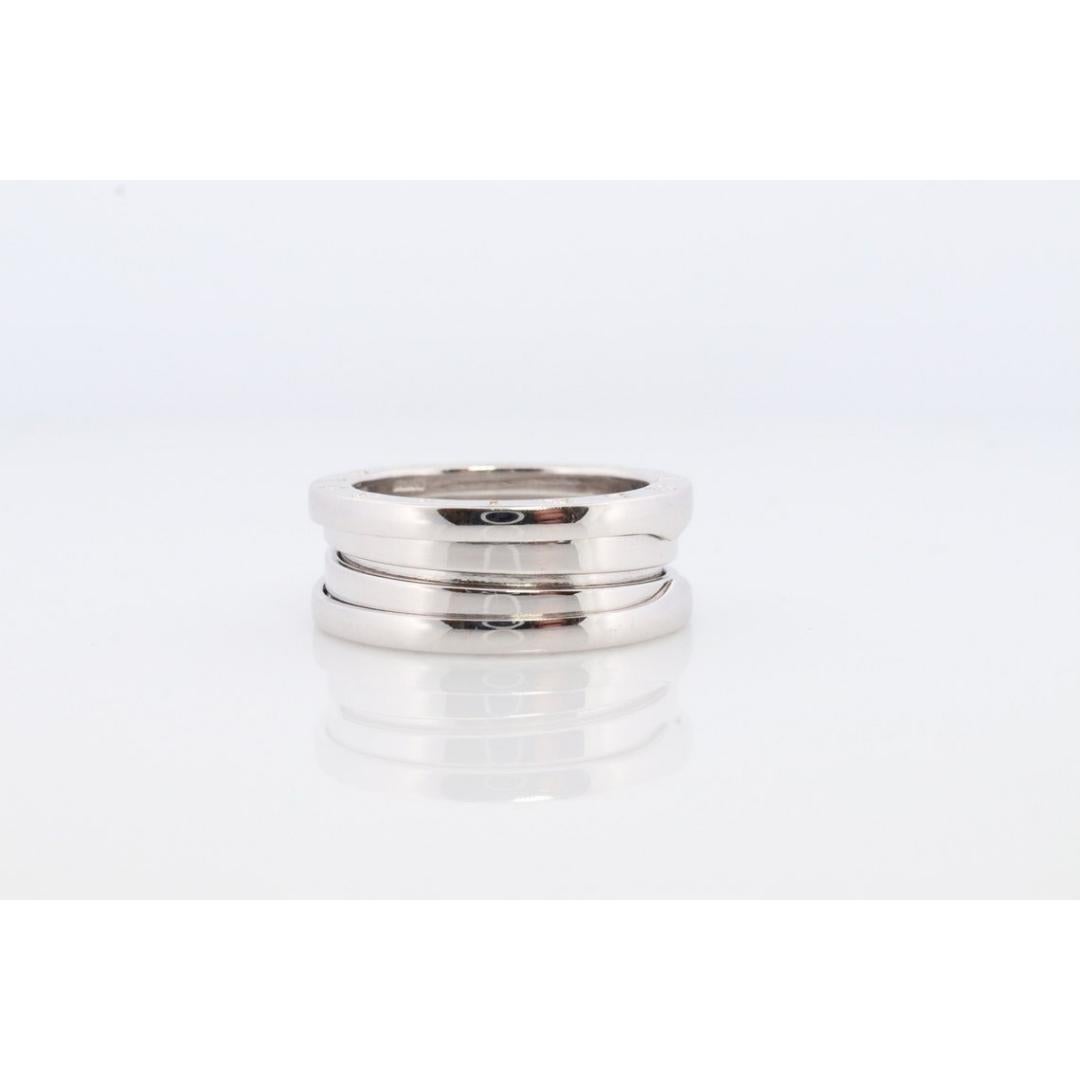 Bvlgari Ring. Bulgari B Zero 18k 750 White Gold. Bulgari Wide 18k Band. Bulgari For Sale 1