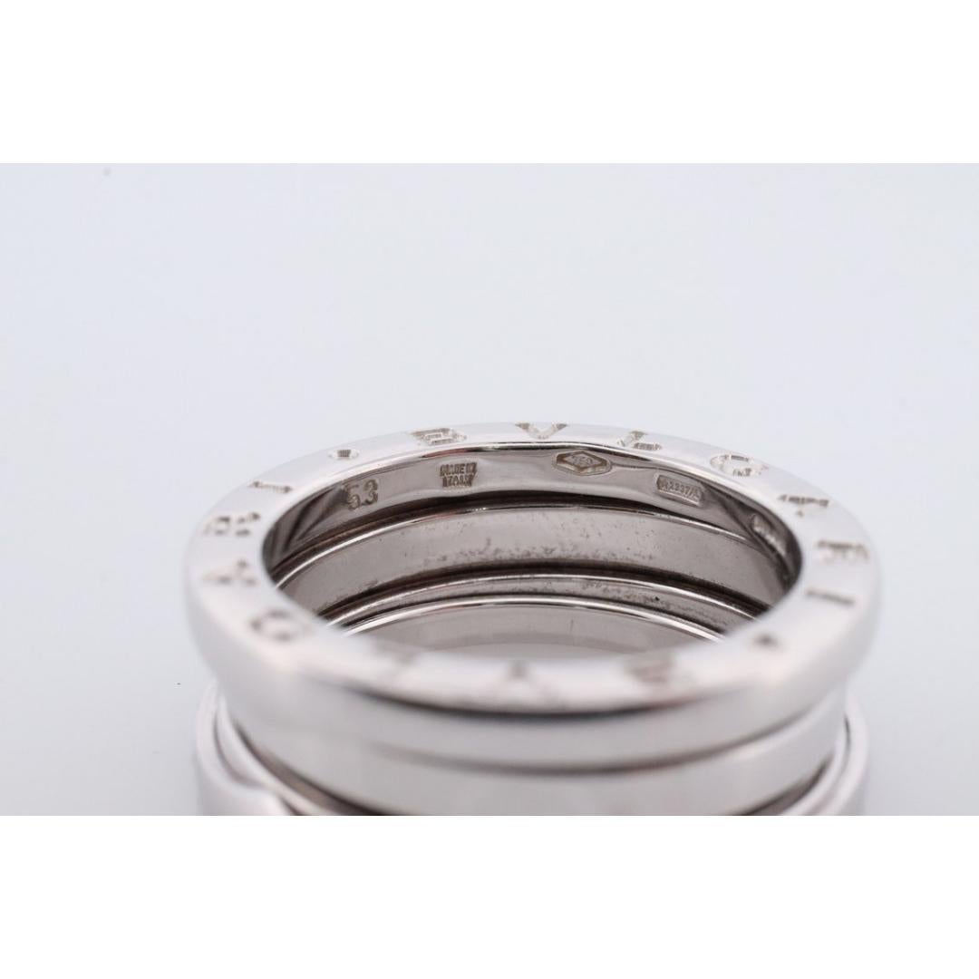 Bvlgari Ring. Bulgari B Zero 18k 750 White Gold. Bulgari Wide 18k Band. Bulgari For Sale 3
