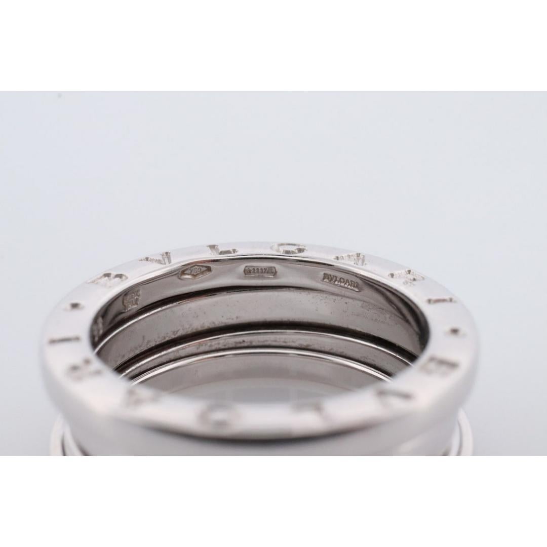 Bvlgari Ring. Bulgari B Zero 18k 750 White Gold. Bulgari Wide 18k Band. Bulgari For Sale 4
