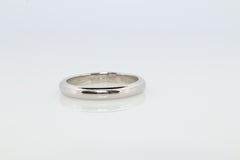 Bvlgari Ring. Bulgari FEDI Platinfarbenes, schlichtes Band Pt950 Comfort Fit, echtes Bvlgari