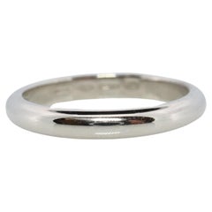 Bvlgari Ring. Bulgari FEDI Platinum plain Band Pt950 Comfort Fit Genuine Bvlgari