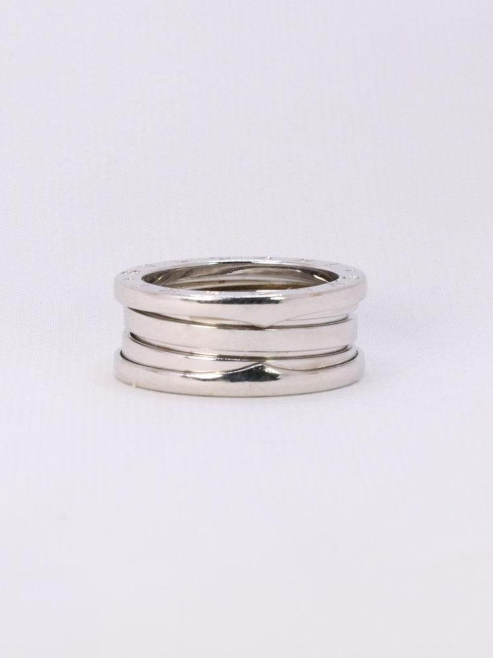 Women's or Men's BVLGARI Ring B.Zéro1 medium model in white gold
