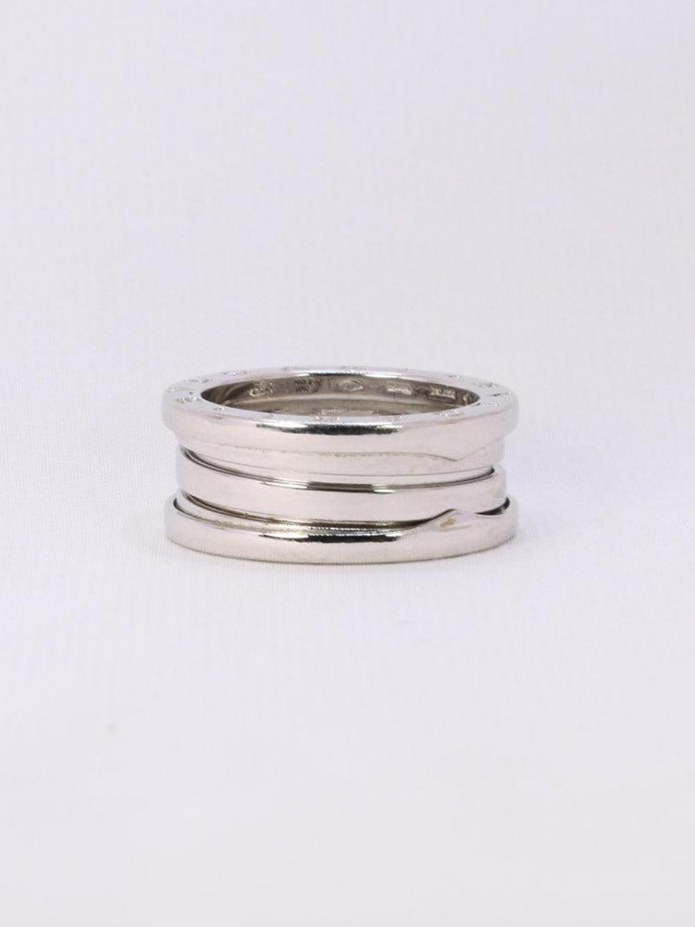 BVLGARI Ring B.Zéro1 medium model in white gold 1