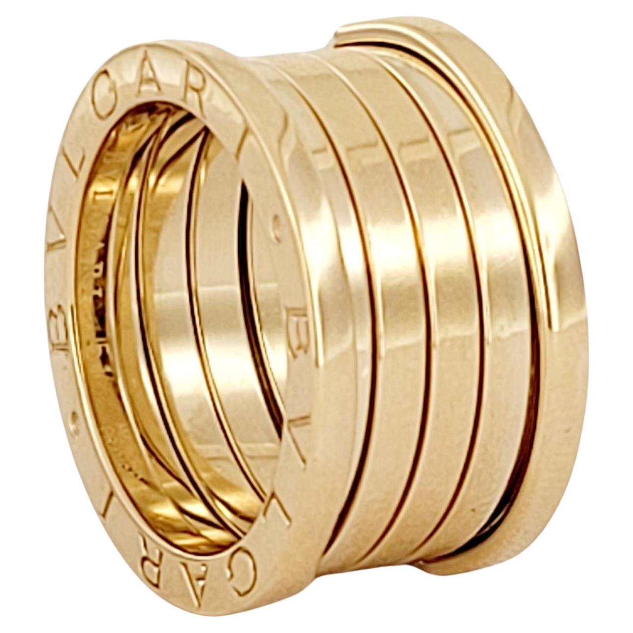 BVLGARI Ring in 18K Yellow Gold Size 5.5