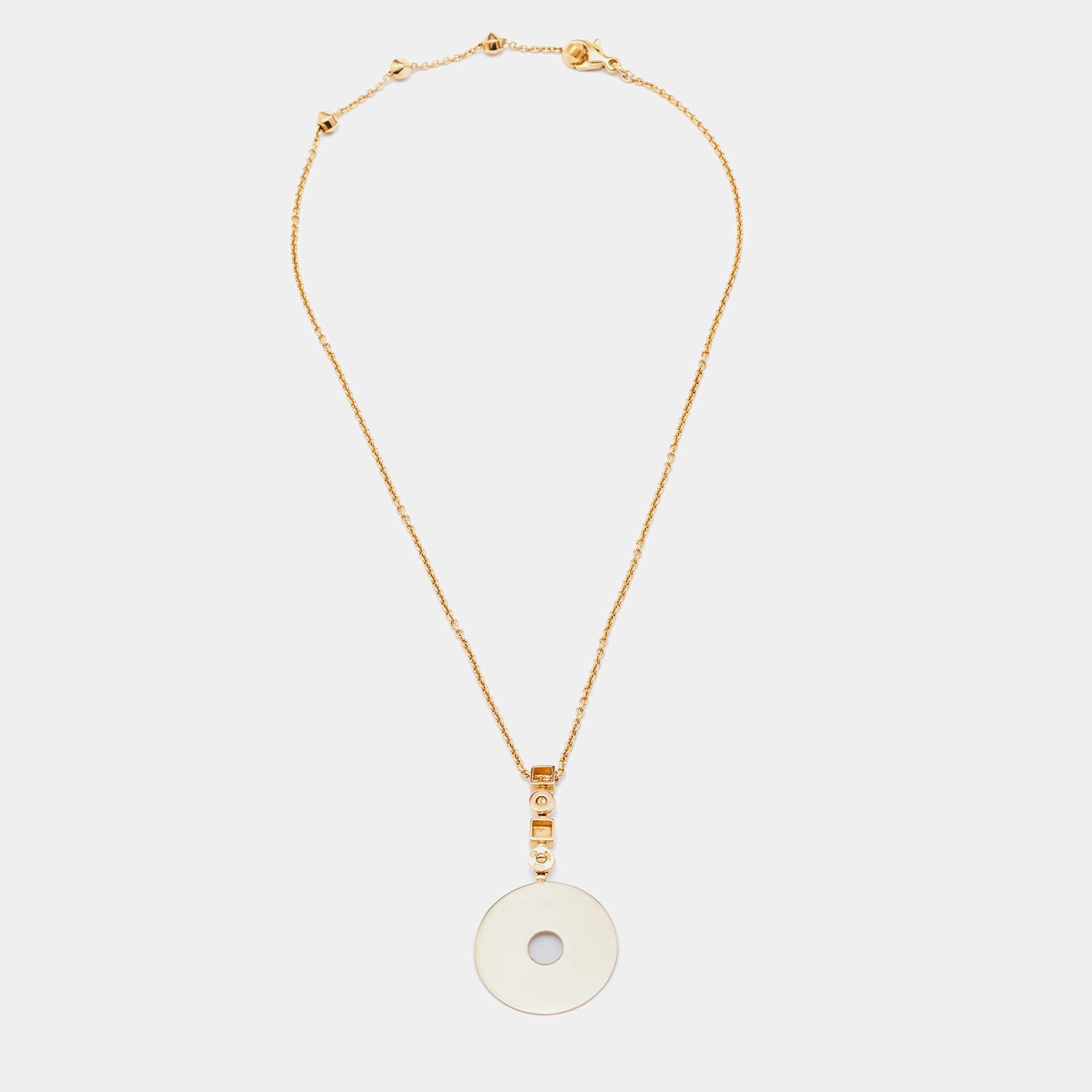 Bvlgari Roma 18k Yellow Gold Necklace Set For Sale 4