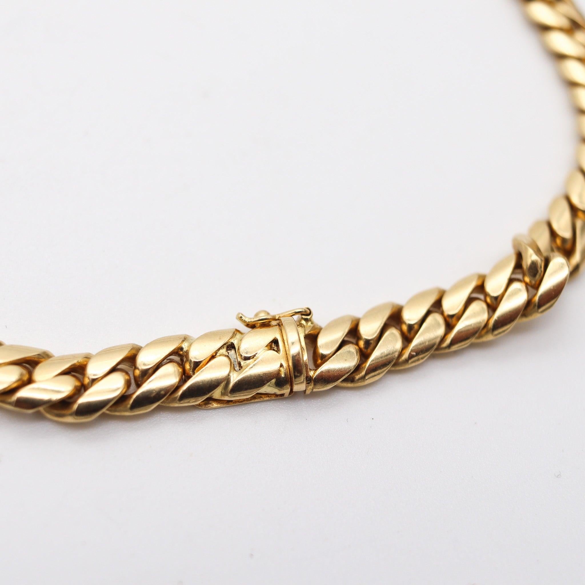 Donna Collana Bvlgari Roma 1980 Moneta 307 ADS in oro giallo 18Kt con diamanti in vendita