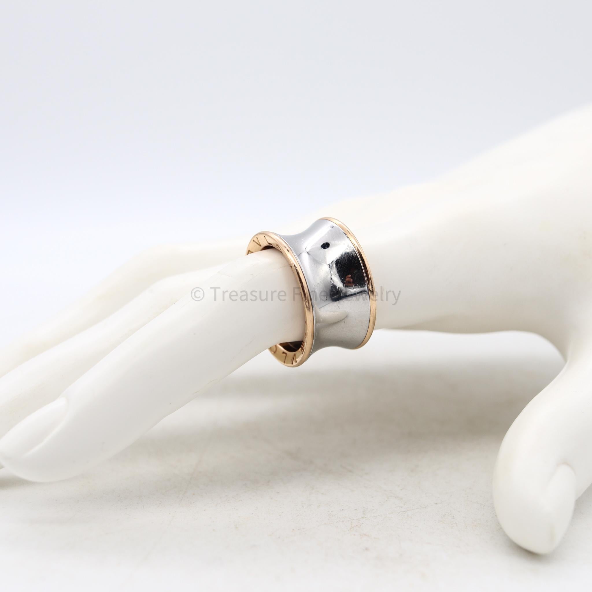 B-Zero1 ring designed by Anish Kapoor (1954-) for Bvlgari.

This ring is one of the most ultimate iconic pieces created by the house of Bvlgari in Italy. The B-Zero 1 ring is a wearable sculpture designed by the famed British-India artist Anish