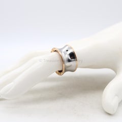Bvlgari Roma Anish Kapoor Sculptural B-Zero1 Ring in 18Kt Rose Gold and Steel