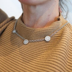 BVLGARI Roma Reversible Links Necklace In 18Kt Gold With VS Diamonds & Onyxes