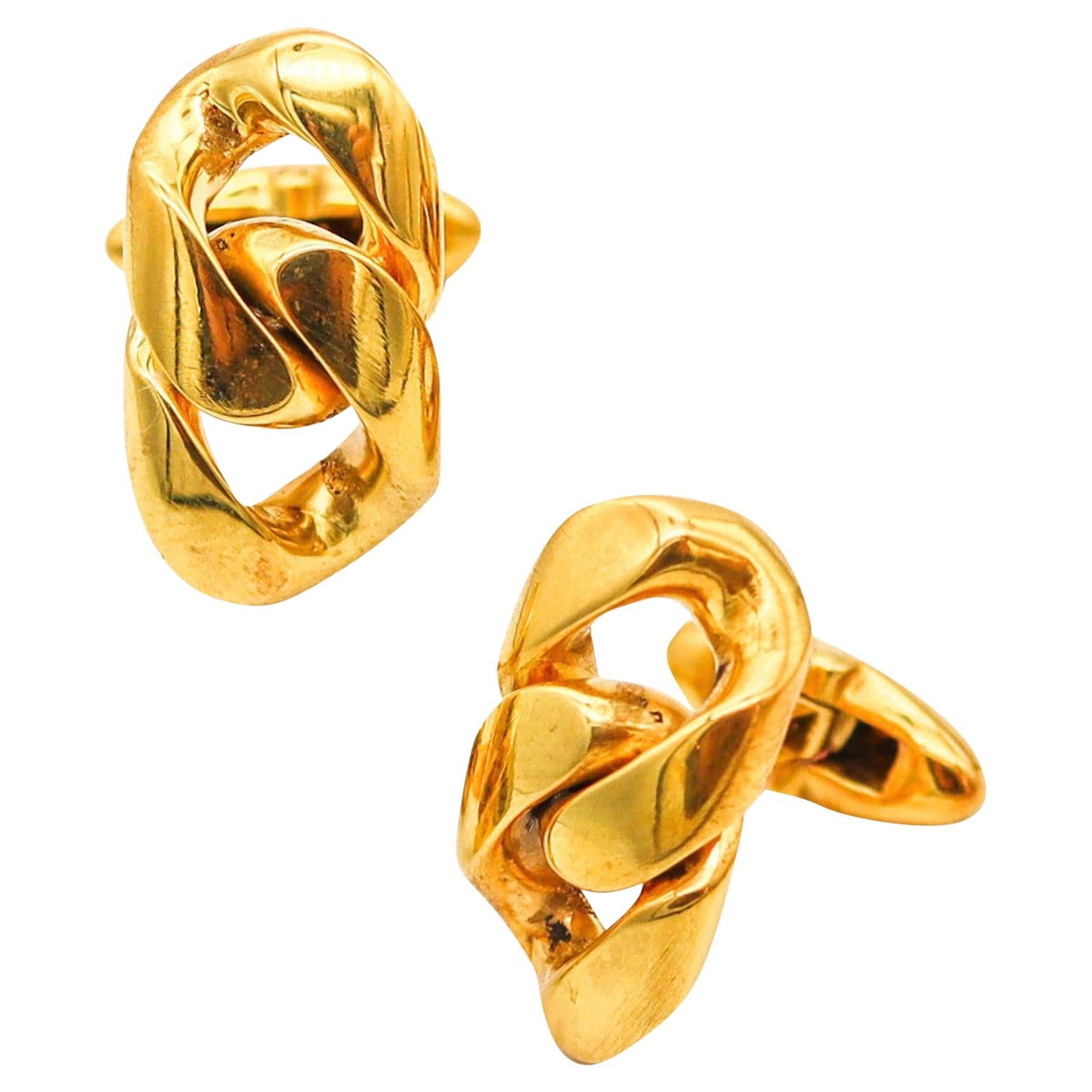 Bvlgari Roma Vintage Iconic Chain Links in oro giallo massiccio 18Kt