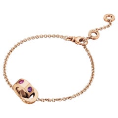 Bvlgari, bracelet Sorbet Roman en or rose, améthyste tourmaline