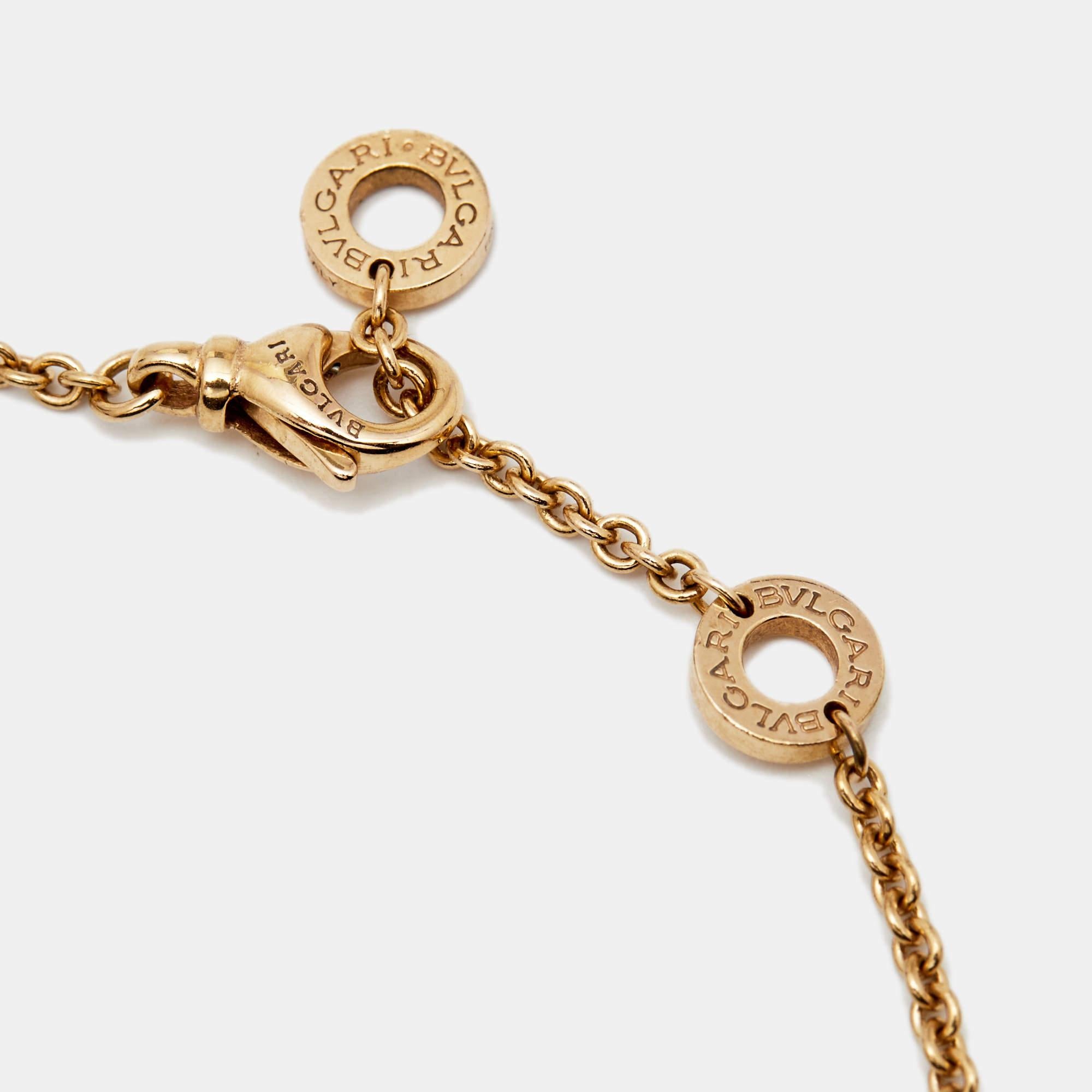 Aesthetic Movement Bvlgari Roman Sorbets Amethyst Pink Tourmaline 18K Rose Gold Pendant Necklace