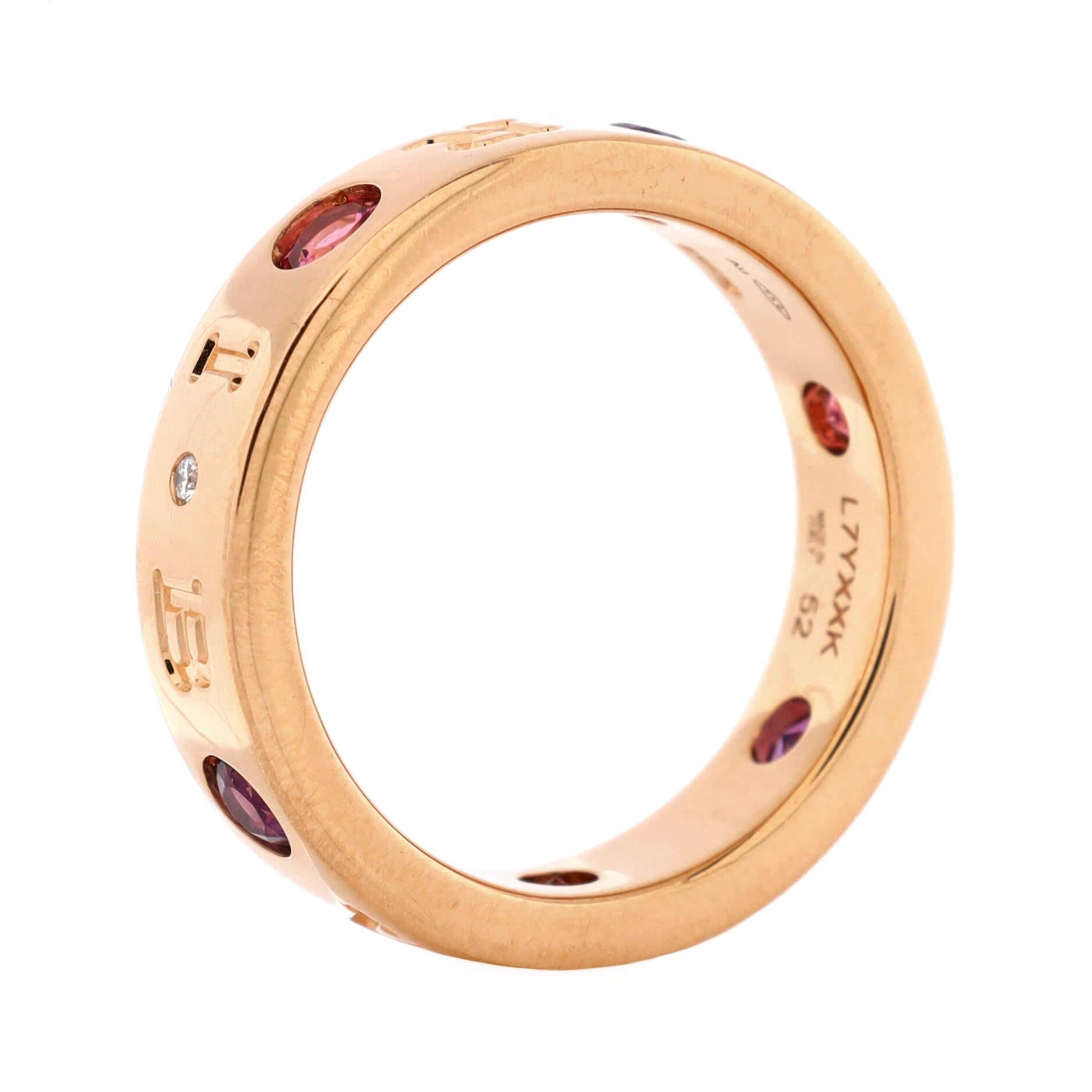 ring bvlgari bvlgari roman sorbet amethyst and pink tourmaline