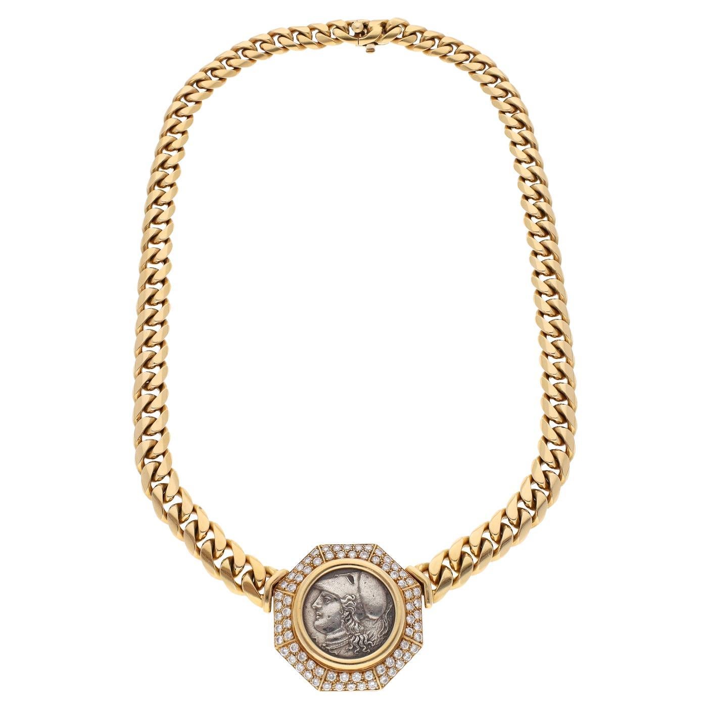 Bulgari Rome Long Chain Necklace