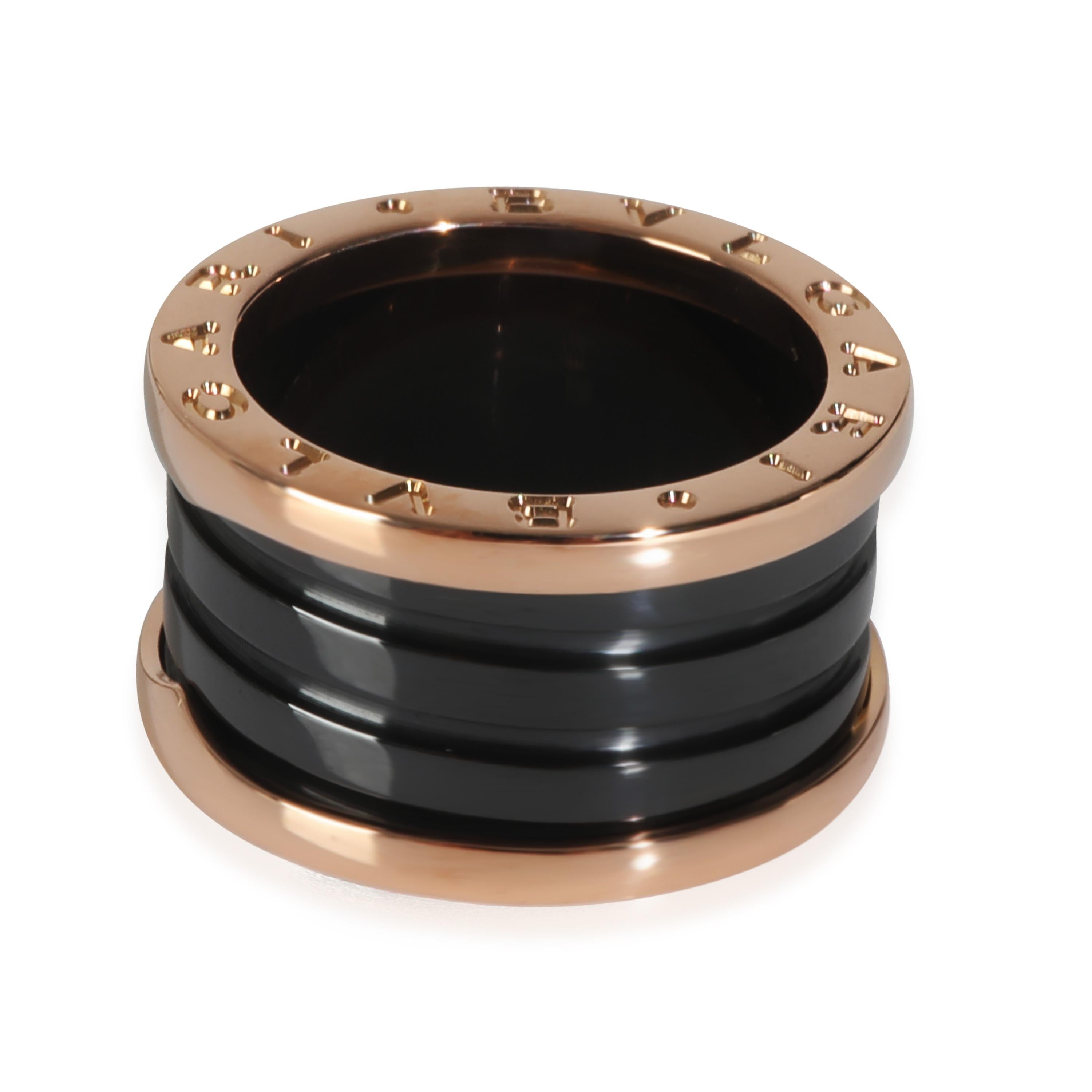 BVLGARI Oro rosa  B.zero1 Anello a 4 fasce In condizioni buone in vendita a New York, NY