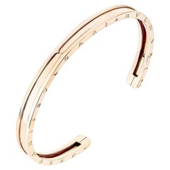 Bvlgari Rose Gold B.Zero1 Cuff Bracelet BR855437