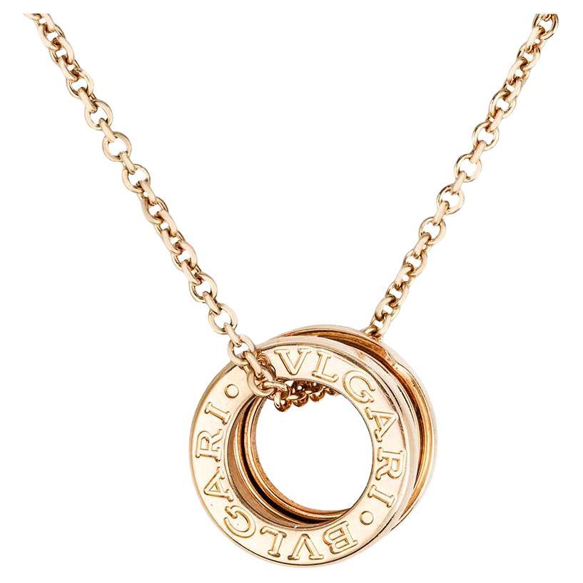 Collana con ciondolo B.Zero1 in oro rosa Bvlgari 335924