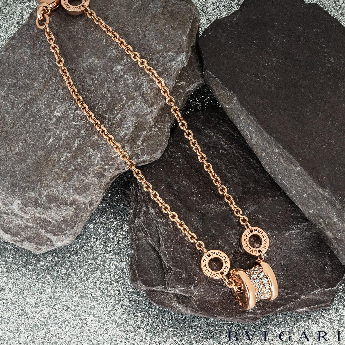 Bvlgari B.Zero1 Armband aus Roségold mit Diamanten BR857358 1